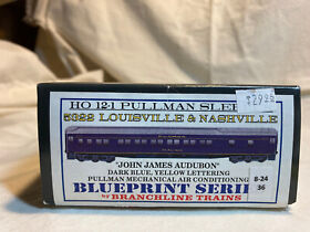 5322 Ho Branchline Blueprint Kit L And N 12-1 Pullman Sleeper John James Audubon
