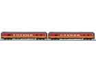 80-40012 Ho Scale Mth 2-car Sleeper Passenger Set Milwaukee Road Milw