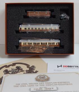 H22103 Hobbytrain Hobby Train N-scale #h22103 3-car Simplon Inch Orient Express Calais To Venice
