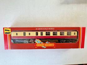 M26545 Hornby R.424 #r 424 Oo Gauge Br Brake 3rd Coach Car #m26545 Crimson/cream With Box-ec