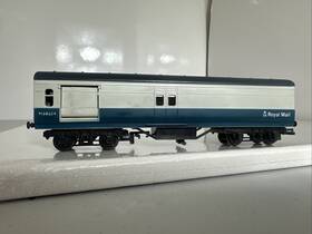 M30224 Hornby R119 Oo Gauge Blue Grey Royal Mail Carriage Vintage 1980 S Train