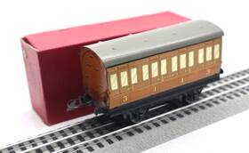 R155 Hornby O Lner Orange Passenger Coach Wagon No. 1 C-7 Ex/ob R155 Hornby O Lner Orange Passenger Coach Wagon No. 1 C-7 Ex/ob