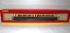 R4222 Hornby Gwr Clerestory 3rd Coach Passenger Car #3165 In Box - Oo Gauge