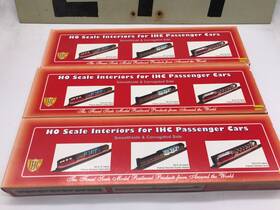 20151 Ihc 20152/20151 Ho Scale Passenger Car Interiors Diner 1 Coach 2 Set Of 3 20151 Ihc 20152/20151 Ho Scale Passenger Car Interiors Diner 1 Coach 2 Set Of 3