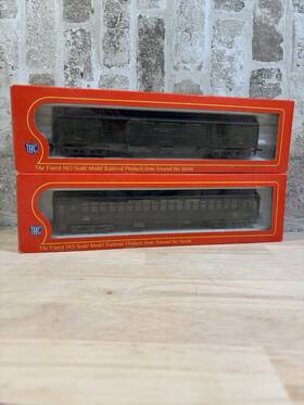 2866 Ihc Set Of 2 Ho Southern Pacific Heavyweight Coach Baggage Car New