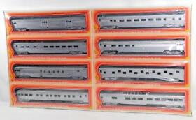 47308 Ihc Texas Zephyr 8 Car Corrugated Streamlined Passenger Set Ho Scale C-10