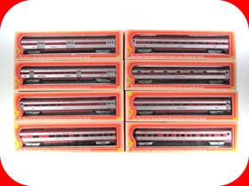 47728 Ihc Ho Scale Texas Special Frisco-katy Passenger 8-set - Knuckle Cpl