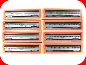 47808 Ihc Ho Scale Baltimore And Ohio Lightweight Passenger 8-car Set -