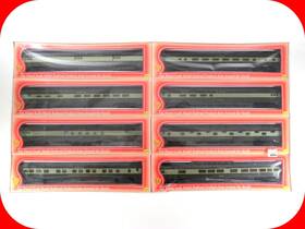 50408 Ihc 48078 Ho Scale Erie Railroad Lightweight Passenger Car 8-pack Set - 50408 Ihc 48078 Ho Scale Erie Railroad Lightweight Passenger Car 8-pack Set -