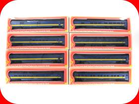 48288 Ihc Ho Scale Via Rail Passenger 8-set - Knuckle Couplers Interiors