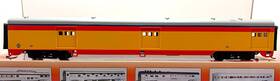 48350 Ihc Ho Smooth Side Baggage Car Chessie Metal Wheels Kadee Couplers