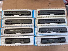Ihc 49148 Thc Ho Burlington 8 Car Heavyweight Passenger Set New In Boxes
