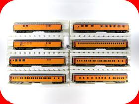 49408 Ihc Ho Scale Milwaukee Road Heavyweight Passenger Car 8-pack Set