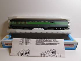 49572 Ihc Ho Scale Reading Heavyweight Combine Baggage Car Two-tone Green Rdg #593