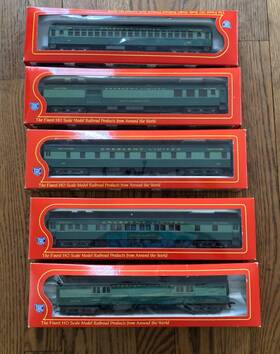 49638 Ihc Lot Of 5 Ho Scale Southern Crescent Limited Passenger Cars New In Box