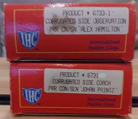 6731-1 Ihc 2.collectible.ho 6731-1/6731 Prr Johan Printz Corrugated Side .coach Car