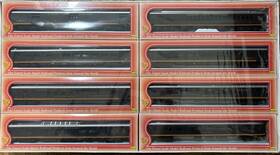 48128 Ihc Premier Ho Scale Kansas City Southern Streamline 8 Car Complete Nos Set