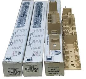 20140 Ihc / Rivarossi Ahm 6 Ihc/rivarossi/ahm Interior Kits 4 Chair 1 Baggage 0bservation-free Ship