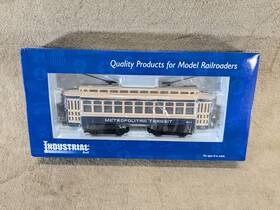 Idm-14002 Industrial Rail 027 Metropolitan Transit Trolley Idm 14002 Train Car New In Box