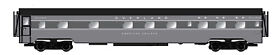 Ccs6557 Inter Mountain N Scale Union Pacific Overland 6-6-4 Sleeper Car