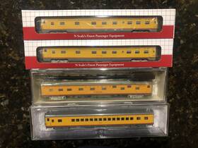 Ccs6560-01 Intermountain Rapido Lowell Smith N Scale Union Pacific Passenger Car Set Rapido/lowell Smith/intermountain
