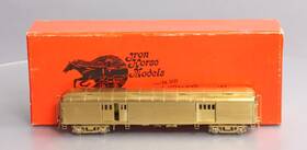 15824 Iron Horse Ho Brass Heavy Weight Double Door Baggage Car Ln/box