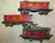 J0309 Lionel Vintage 807 2 1682 O Scale Caboose 3 Car Lot