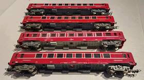 518780 Jouef Ho Scale Passenger Car Set 4 Cars