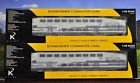 K-4636d Metrolink Bombardier Passenger Car Set New With Shipper