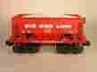 K-90006 K90006 Markings Line K-line O Gauge Nib Collectors 24 Big Red Ore Car Plus Load 040369900061