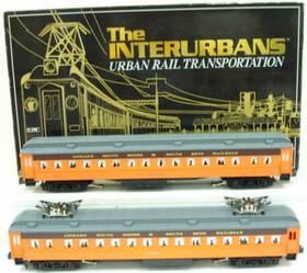 K2700 K-line 040369027072 O Css&b 18 Inch Heavyweight Interurban Cars Set Of 2 Ln/box