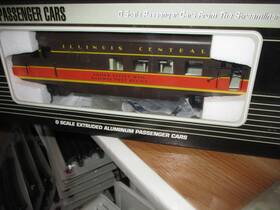 K4635-10403 K-line 040369930624 O Gauge #k4635-10403 City Of New Orleans 15 Inch Ill Cent Passenger Car Box