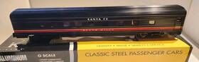 K4630-30004 K-line 463030004 Aluminum O Scale Atsf Midnight Chief Black Hills Pullman 18 Inch K4630-30004 K-line 463030004 Aluminum O Scale Atsf Midnight Chief Black Hills Pullman 18 Inch