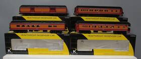 6-21300 K-line O Southern Pacific Daylight 15 Inch Passenger Cars Set Of 4 Ln/box