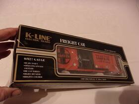K-90010 K-line 658081051499 Santa Fe Steel Sided Collectors Club O Gauge Reefer Car Ln/ob