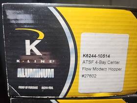 K6244-10514 K Line Aluminum Atsf4 Bay Hopper Extruded Car O-27 Scale Train #2of5