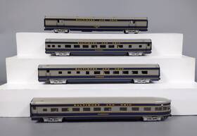 K-4610a K-line O Baltimore And Ohio 21 Inch Aluminum Passenger Cars Set Of 4 Ex