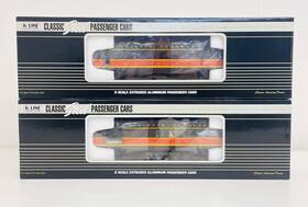 K-4635a K-line Illinois Central New Orleans 15 Inch Aluminum Rpo Combine 2 Car Set