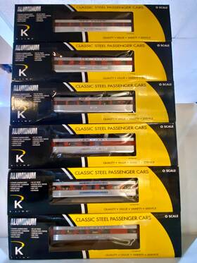 K-4649d K-line New Haven 21 Inch Aluminum Passenger Cars Set Of 6 Brand