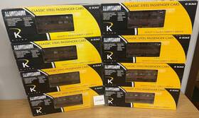 K-4680d K-line K-4680d&e Pennsylvania 15 Inch Modernism Aluminum Passenger 8 Car Set O Scale