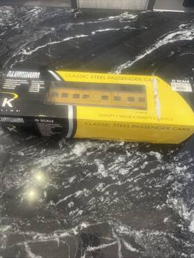 K-4690-30003 K-line Aluminum Union Pacific Up W. Star Pullman Passenger Car 18 Inch K4690-30003