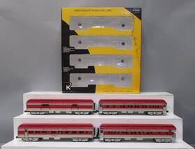 K-4830a K-line O Santa Fe Inch The Chief 15 Heavyweight Passenger Cars Set Of 4