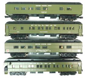 K-4899b K-line Us Army Troop Train Heavyweight Cars 4pk Nib
