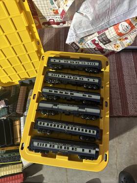 K10-0004-4 K-line Heavyweights B&o 6 Car Passenger Set K-0750 K-0900 K-10-0045 And 04 2more