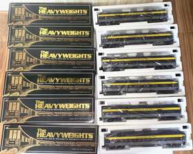 K44152ic K-line #k44152ic Chesapeake And Ohio 6-car Heavyweight Passenger Car Set Nib
