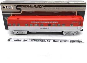 K4532-0479d K-line O Streamliner Passenger Car Inch Golden Divan Ln/box