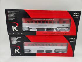 K4532d K-line Golden State Streamliner Passenger Cars Set Of 2 Nib