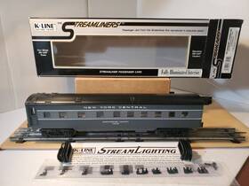 K4570-10550 K-line O Nyc Inch Westchester County Streamliner Pullman Car 10550 Ob