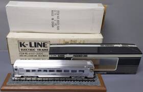 K4601-20001 K-line O Millennium Aluminum Club Car #2000/2001 With Display Base Ex