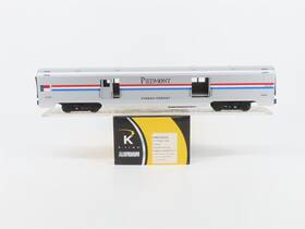 K4603-30102 K-line O Gauge 3-rail Amtrak Baggage Passenger Car Inch Pisgah Forest